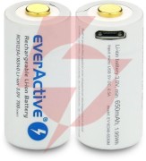 Akumulatorek 16340 / r-cr123 3v everactive 700mah (1 szt.) z zabezpieczeniem