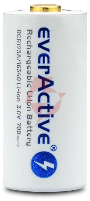 Akumulatorek 16340 / r-cr123 3v everactive 700mah (1 szt.) z zabezpieczeniem