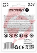 Akumulatorek 16340 / r-cr123 3v everactive 700mah (1 szt.) z zabezpieczeniem