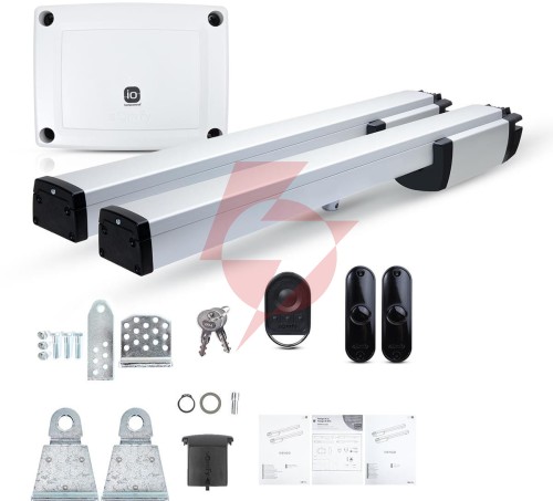 Zestaw somfy ixengo l 24v io ee pack do 8m bram dwuskrzydłowych