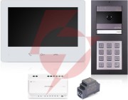 Wideodomofon hikvision ds-kis704ey-acw2/aluminium