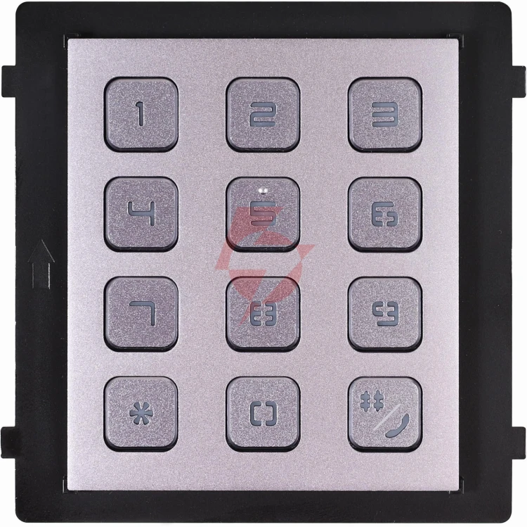 Wideodomofon hikvision ds-kis704ey-acf2/aluminium