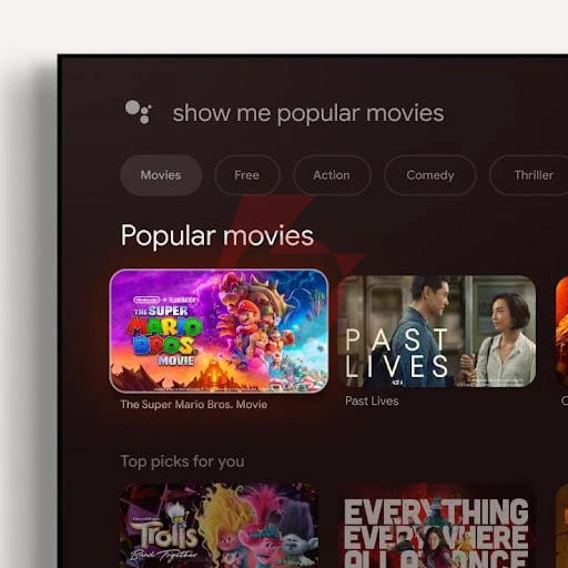 Odtwarzacz multimedialny google tv streamer 4k porcelain