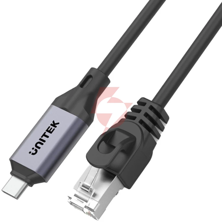 Unitek kabel ethernet usb c rj-45 lan, przewód sieciowy, 3m