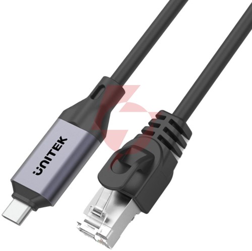 Unitek kabel ethernet usb c rj-45 lan, przewód sieciowy, 5m