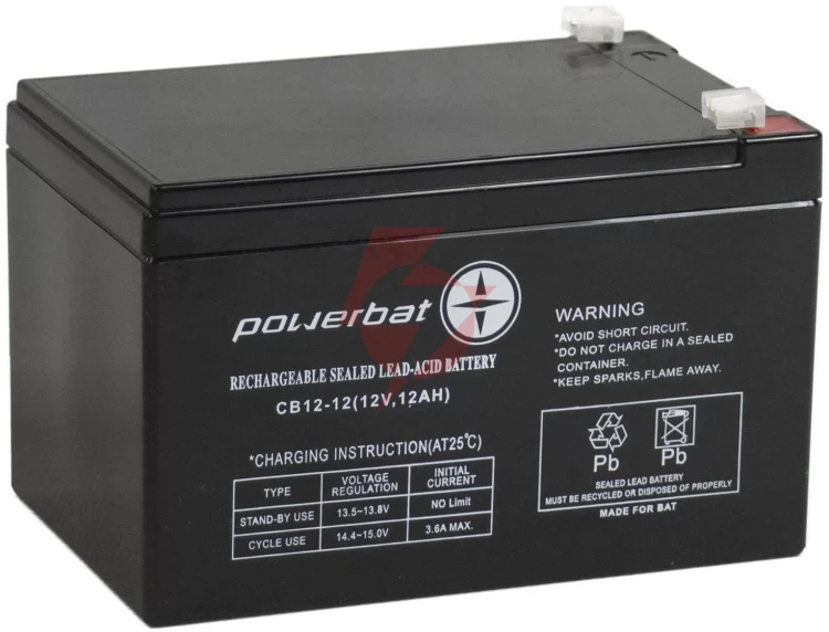 Akumulator agm powerbat cb 12v 12ah