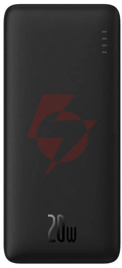Powerbank baseus airpow ppqd090001 10000mah 20w pd qc 20w usb-a usb-c + kabel