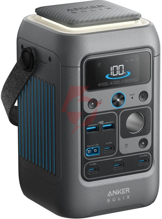 Przenośna stacja zasilania anker solix c300x dc 288wh 300w