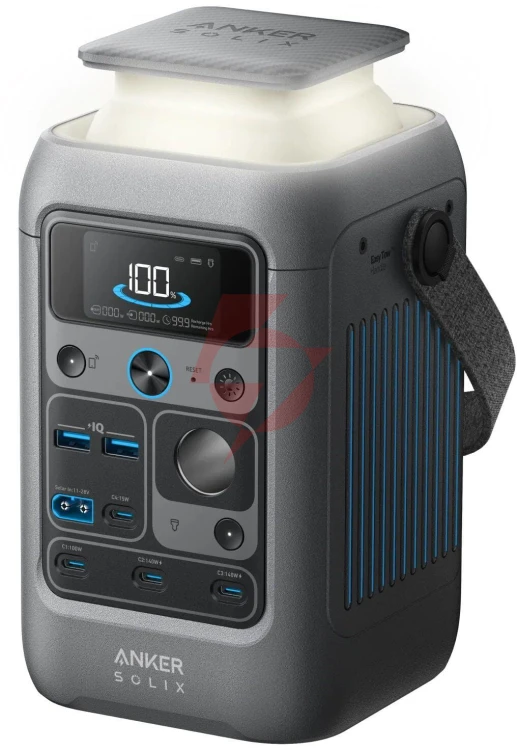 Przenośna stacja zasilania anker solix c300x dc 288wh 300w
