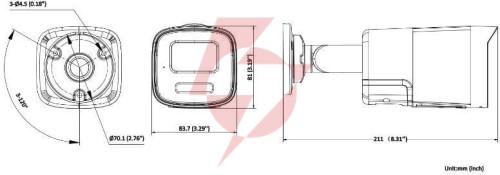 Kamera ip hikvision ds-2cd1t47g2h-liuf/sl 2.8mm pl