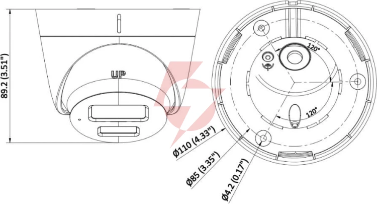 Kamera ip hikvision ds-2cd1341g2-liu 2.8mm pl