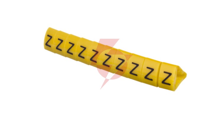 Oznacznik przewodów OZ-2/Z żółty E04ZP-01020403800 /100szt./