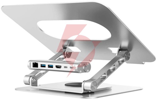 Unitek podstawka pod laptop z odłączanym hubem usb-c hdmi 1,4, 4k pd 100w