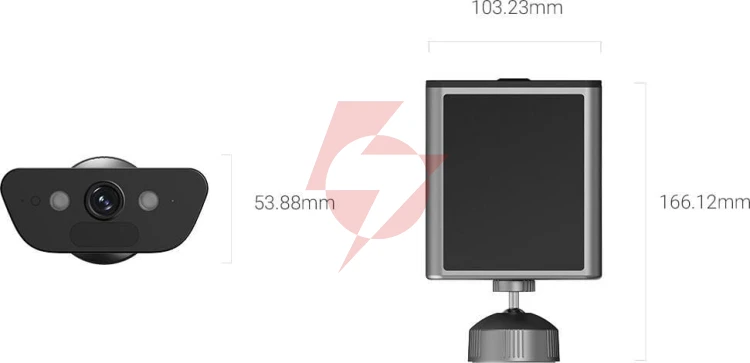 Kamera ip ezviz eb5 4k 8mpx solarna