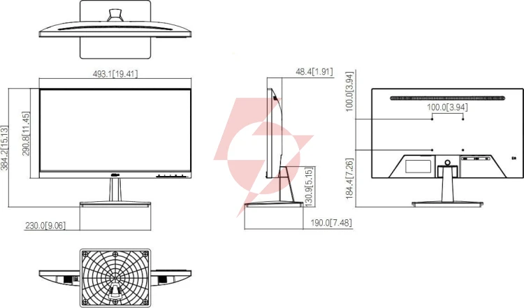 Monitor 22" dahua lm22-l200n