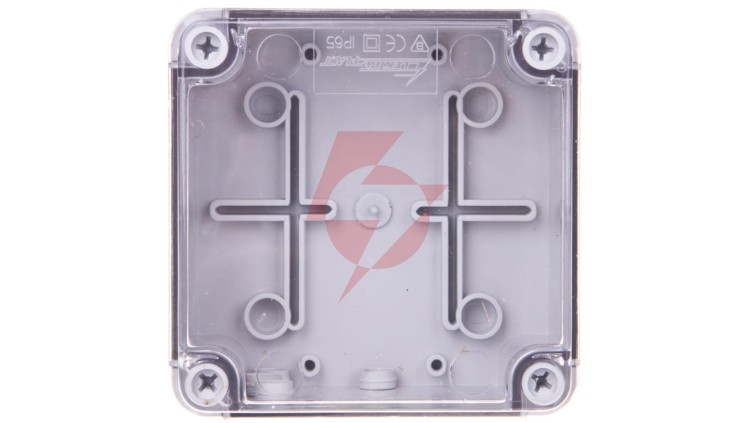 Obudowa 108x108x56mm IP65 z płytą montażową OH-1A.2 Hermet Box 29.12