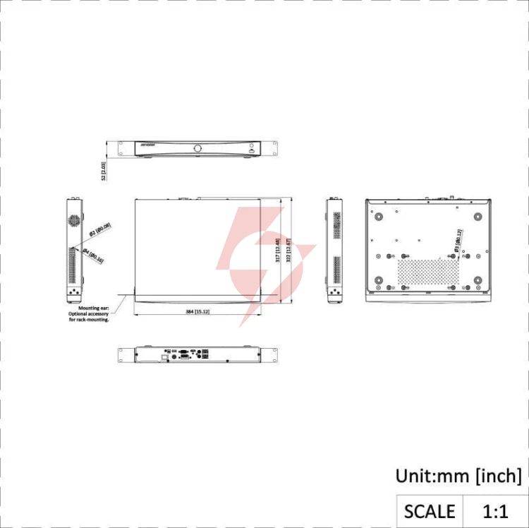Rejestrator ip hikvision ds-7608nxi-i2/s(e) pl