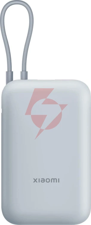 Powerbank xiaomi 10000mah z wbudowanym kablem usb-c ice blue