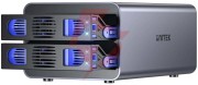 Unitek obudowa raid do dysku sata 2.5''/3.5'' 4 tryby 40tb usb c 10gb/s