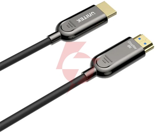 Unitek kabel optyczny hdmi 2.1 aoc 8k 120hz 30m