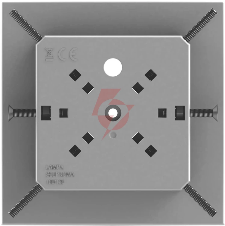Lampa oświetleniowo-ostrzegawcza proxima słupkowa 12-230v (100x100, 120x120)