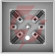 Lampa oświetleniowo-ostrzegawcza proxima słupkowa 12-230v (100x100, 120x120)