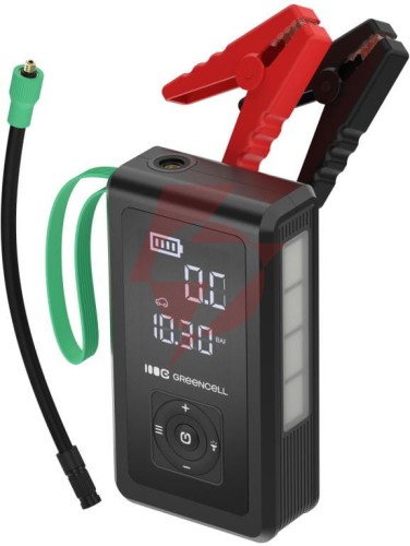 Powerbank rozrusznik kompresor green cell powerboost air car jump starter 8000mah 1000a 150psi