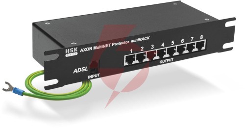 Ogranicznik przepięźć axon  multi net protector minirack 8+1