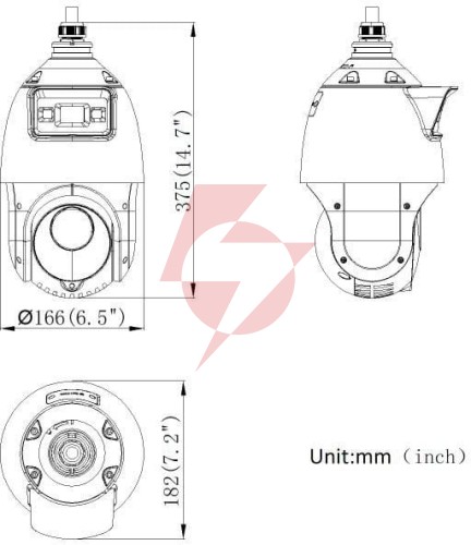 Kamera ip hikvision ds-2se4c425mwg-e(14f0) pl