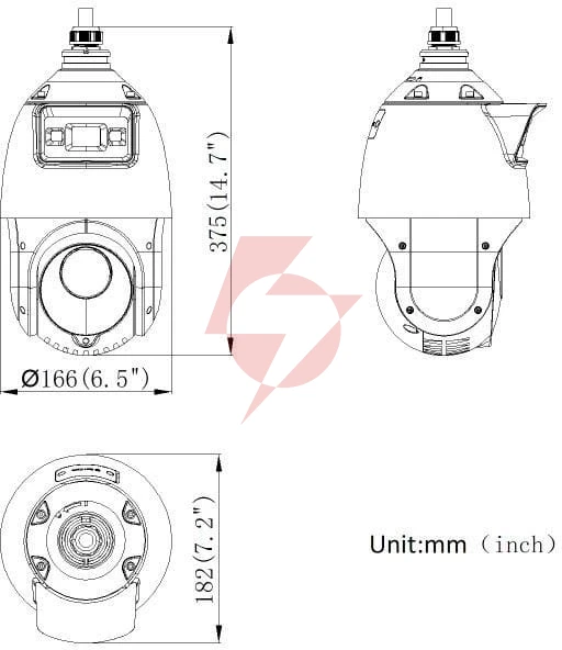 Kamera ip hikvision ds-2se4c425mwg-e(14f0) pl