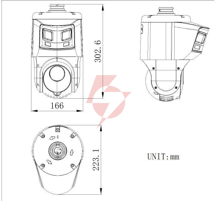 Kamera ip hikvision ds-2se4c225mwg-e/26(f0) pl