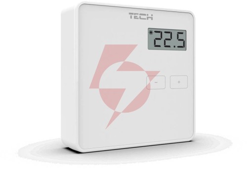 Przewodowy  dwustanowy regulator pokojowy biały st-294v1 tech sterowniki