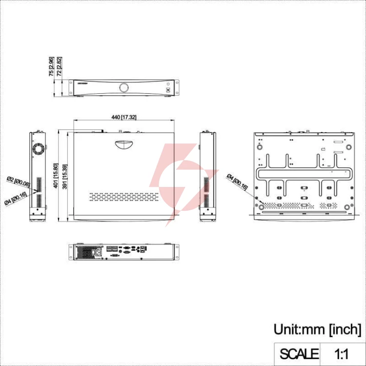 Rejestrator ip hikvision ds-7732nxi-i4/s (e) pl