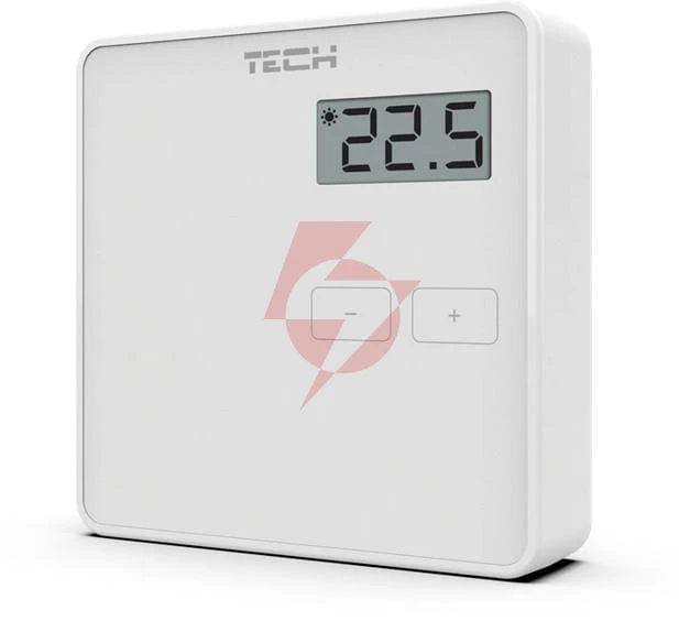 Bezprzewodowy  dwustanowy regulator pokojowy biały st-294v2 tech sterowniki