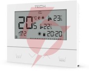 Przewodowy  dwustanowy regulator pokojowy biały st-292v3 tech sterowniki