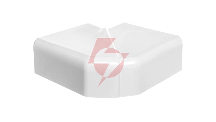 Naroże kanału płaskie regulowane DLP 50x150 białe 010789