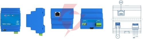 Extender sygnału na szynę din ex-modbus  tech sterowniki