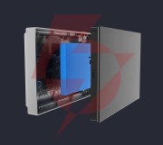 Bezprzewodowy wizjer do drzwi ezviz hp2 2mp złoty