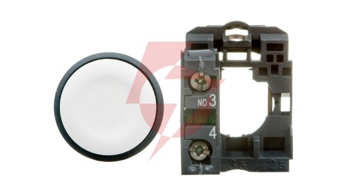 Przycisk sterowniczy 22mm biały 1Z z samopowrotem XB5AA11