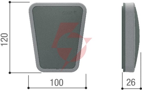 Lampa came klt1fdsw led rgw 24v (806la-0060)