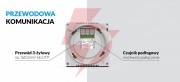 Przewodowy regulator pokojowy czarny r-10s plus tech sterowniki