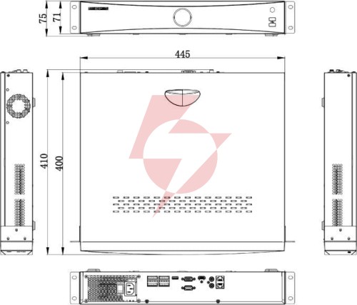 Rejestrator ip hikvision ds-7716nxi-k4(d)