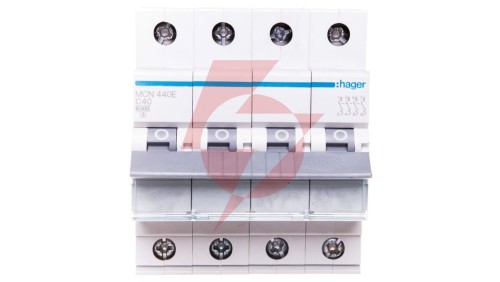 Wyłącznik nadprądowy 4P C 40A 6kA AC MCN440E