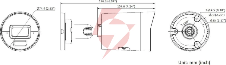 Kamera ip hikvision ds-2cd2087g3-liy 4mm pl