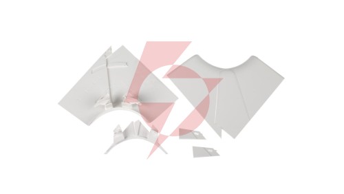 Naroże kanału wewnętrzne regulowane DLP 65x150/195/220 /1x przegroda/ 010607