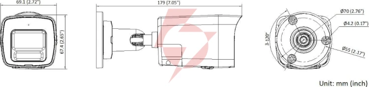 Kamera ip hikvision ds-2cd1023g2-liuf/sl 2.8mm pl