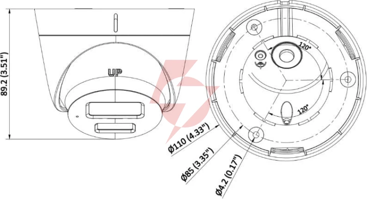 Kamera ip hikvision ds-2cd1323g2-liu 2.8mm pl