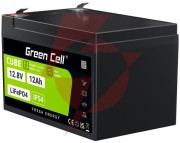 Akumulator litowo-żelazowo-fosforanowy lifepo4 green cell cube 12.8v 12ah lfpgc12v12ah