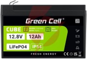 Akumulator litowo-żelazowo-fosforanowy lifepo4 green cell cube 12.8v 12ah lfpgc12v12ah