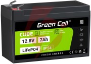 Akumulator litowo-żelazowo-fosforanowy lifepo4 green cell cube 12.8v 7ah lfpgc12v7ah